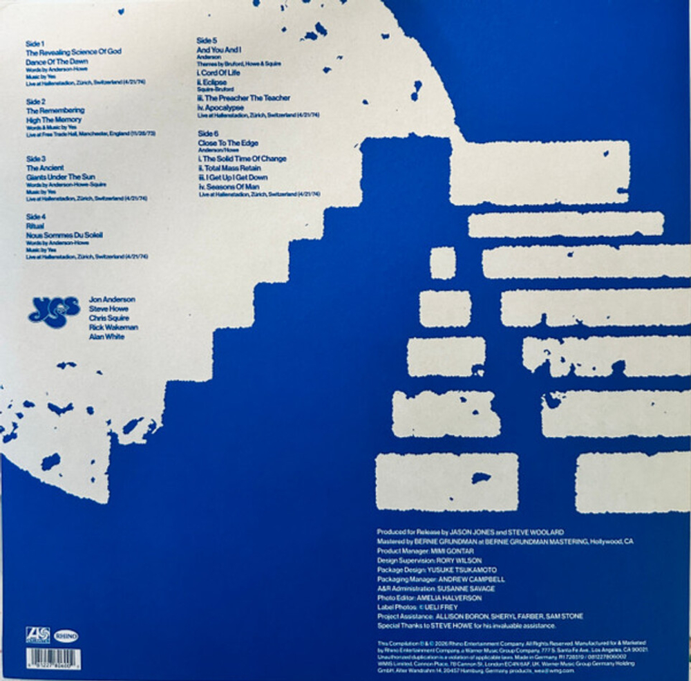 Yes / Tales From Topographic Tours (Limited Edition)(3LP)
