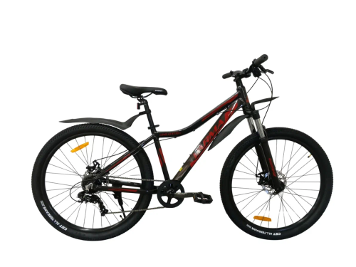 Велосипед 27.5" VARMA CONRAD H73DA р.16" 7ск. Чёрно-красный
