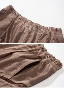 Шорты Nothomme Monterest Garment Dyed коричневый
