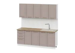 Кухонный гарнитур Милена 2,0м (белый/макиато), Интерьер Центр, г. Пенза