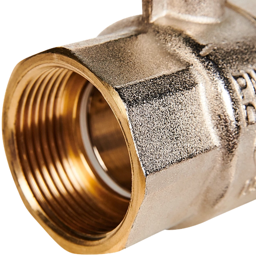 Кран шаровой полнопроходной STOUT - 1"1/4 (НР/ВР, PN40, Tmax 150°C, ручка-рычаг черная)