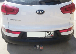 Фаркоп для Hyundai ix35 2010-2015, Kia Sportage 2010-2015 Тип шара: A. Нагрузки: 2000/100 кг, HY 22