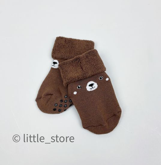 Носочки махровые "Медвежата" со стоперами