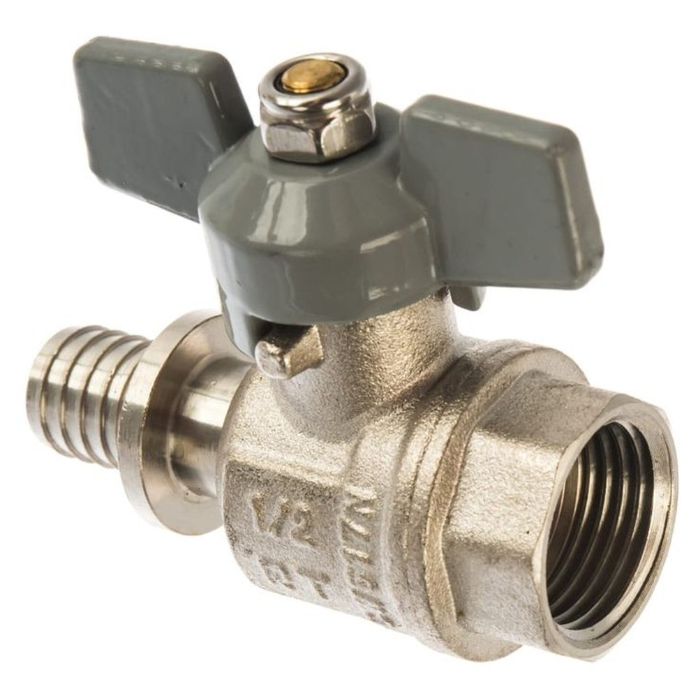 Кран шаровый Royal Thermo с аксиальным соединением ВР 16×1/2"