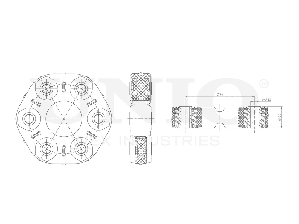 Муфта карданного вала UNIO RMP-12501