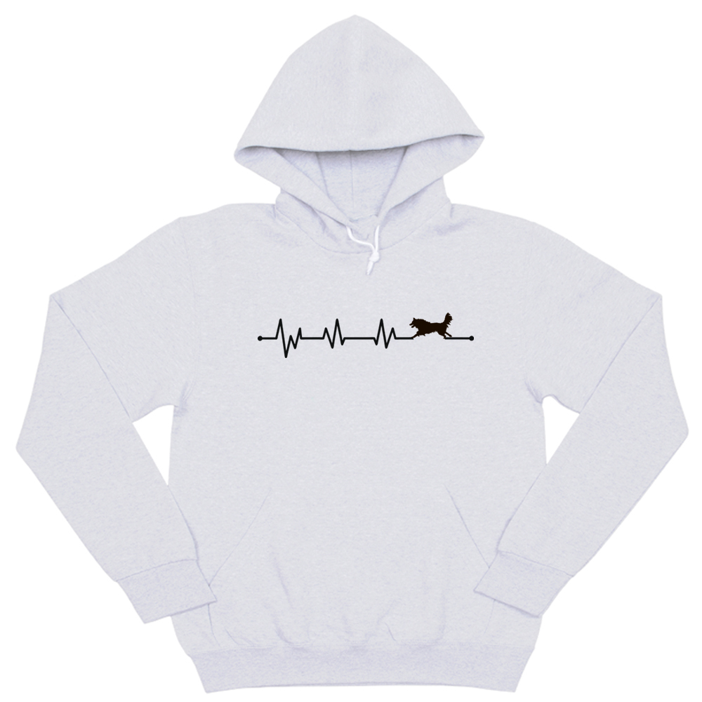 Толстовка "Бордер Колли - сердечный ритм"