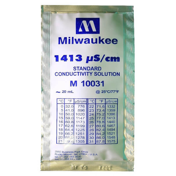 1413 µS/cm Conductivity Calibration Solution Milwaukee