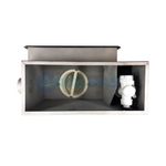 СК.15.4/1 Скиммер с камерой долива и переливным желобом 2" (внутр.) пленка AISI-316