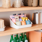 Органайзер bellwood, 26х13 см, белый/натуральное дерево