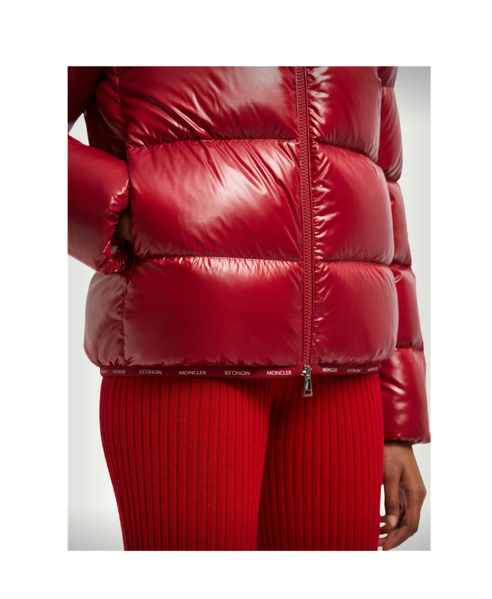 Утеплённая куртка Abbadia Short из лакового нейлона с пухом от Moncler