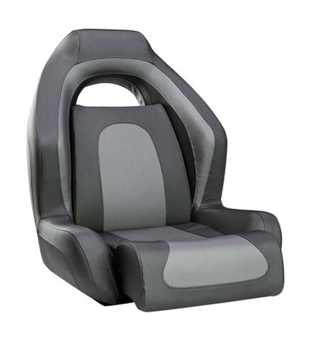 Кресло OZARK мягкое с больстером, черный/темно-серый