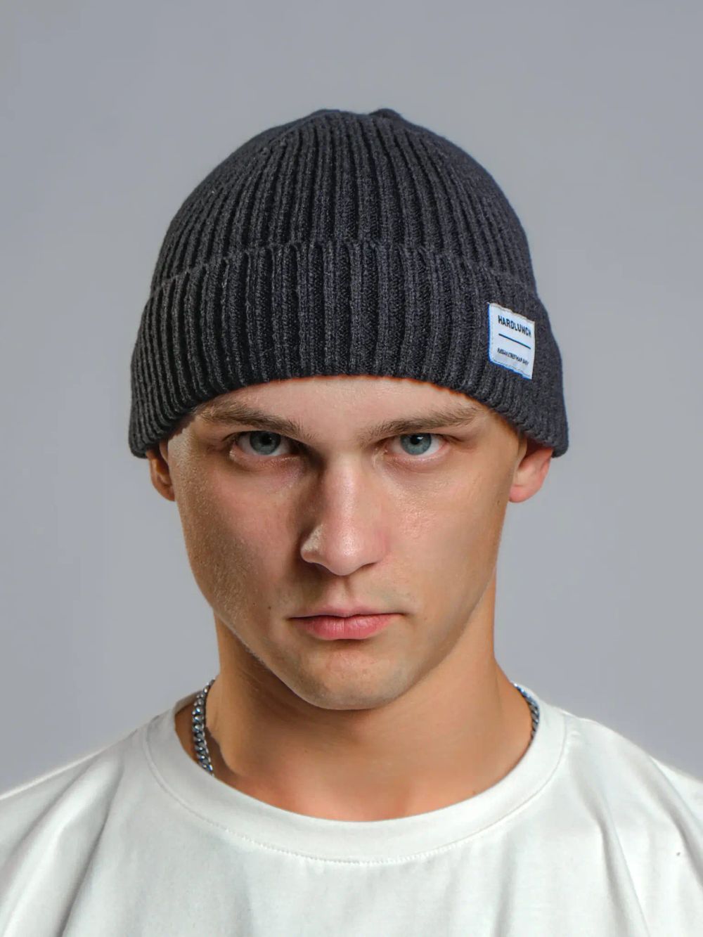 Шапка Hardlunch Fisherman темно-синяя