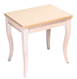 Банкетка М СТ 03 жесткое сиденье (бук/тон 3/тон сиденья слоновая кость)