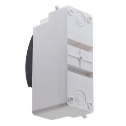 Корпус пластиковый навесной ЭРА SIMPLE КМПн 1/2 IP30 прозрачная крышка белый