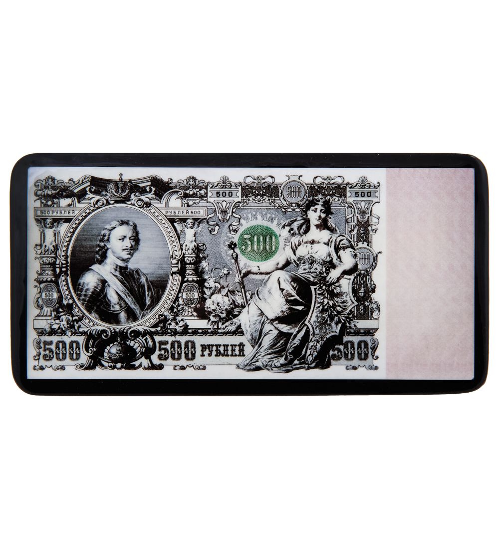 ШК-19/52-B Шкатулка-купюрница в технике декупаж «500 РУБЛЕЙ» (18х9х4)