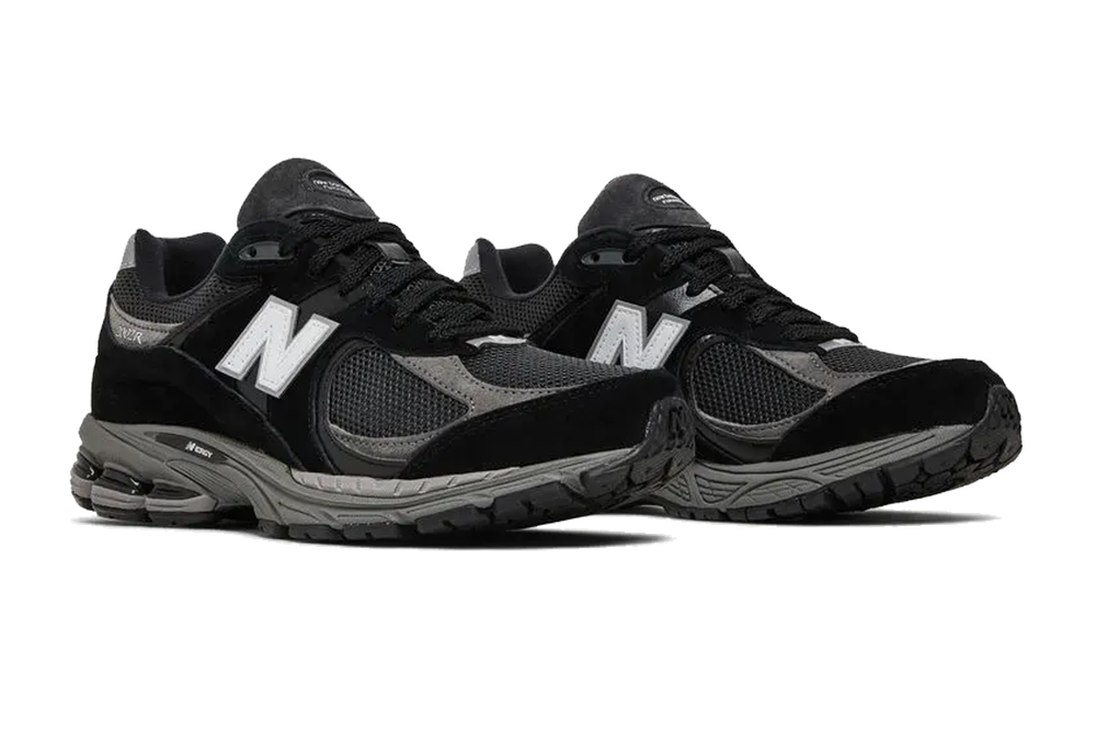 New Balance 2002R "Black/Dark Grey/White"