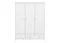 Шкаф Wood 3-х створчатый (белый)