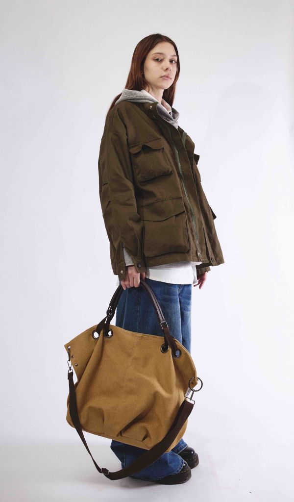 Сумка Кросс-боди "Шопер" бежевый - фото 7