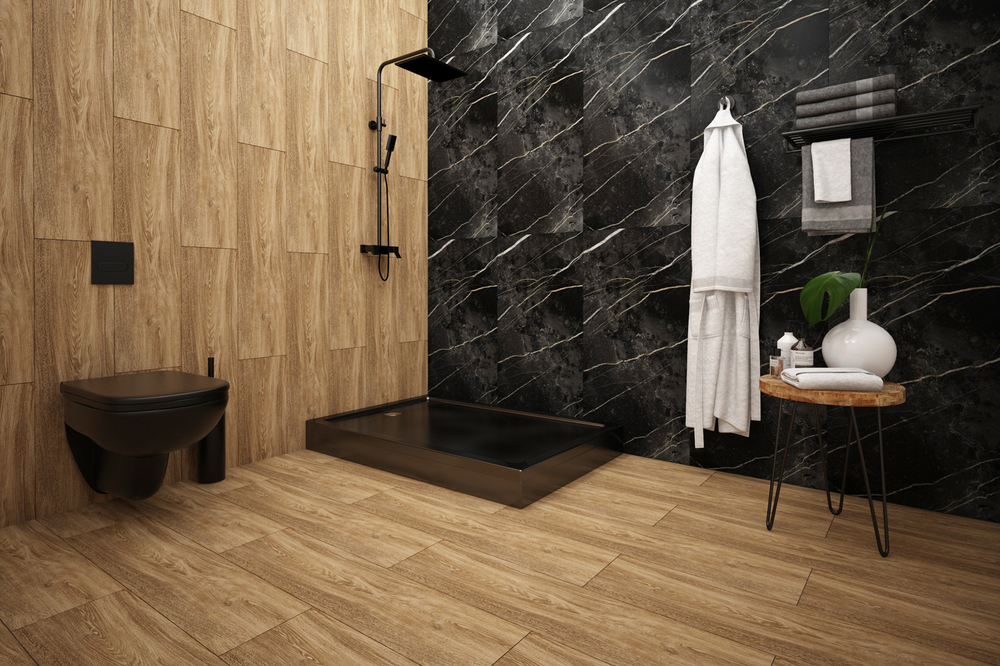 Акриловый душевой поддон Universal PRO Black N