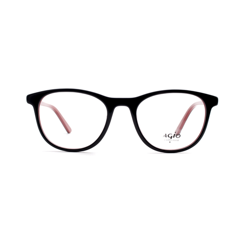 Оправа бабочка Agio 60123P c4 черный/красный (Китай)