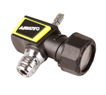 Свисток сигнальный Aquatec Sub Alert AH-130 двухсредный (крякалка) для инфлатора желтый