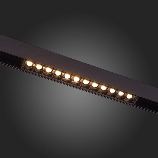 ST361.446.12 Магнитный трековый светильник Черный LED 1*12W 4000K 1 009Lm Ra>90 36° IP20 L222xW22xH4 SKYLINE 48