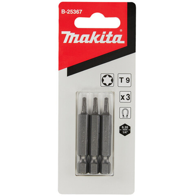 Бита Makita E-form (MZ) T9-50 мм 3 шт   B-25367