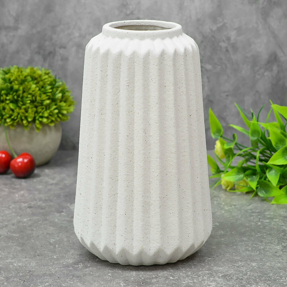 Ваза для цветов 21,8см, фарфор