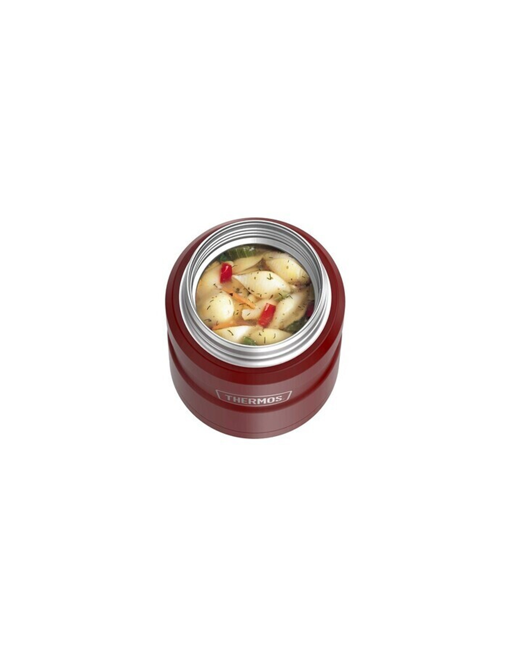 Термос для еды Thermos с ложкой SK3000 MRR (0,47 литра), красный