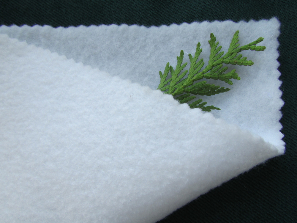 Ткань шевронная (фильц), 2 мм, ш. 100 см, 290 г/м, чёрный