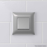 Инвертор одноклавишный в стену, "Avanti", "Закаленная сталь"