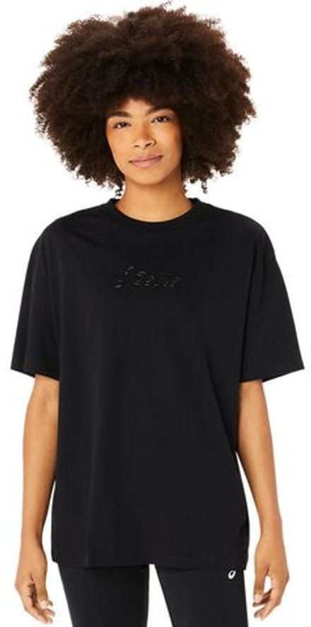 Женская теннисная футболка Asics Logo T-Shirt - Black
