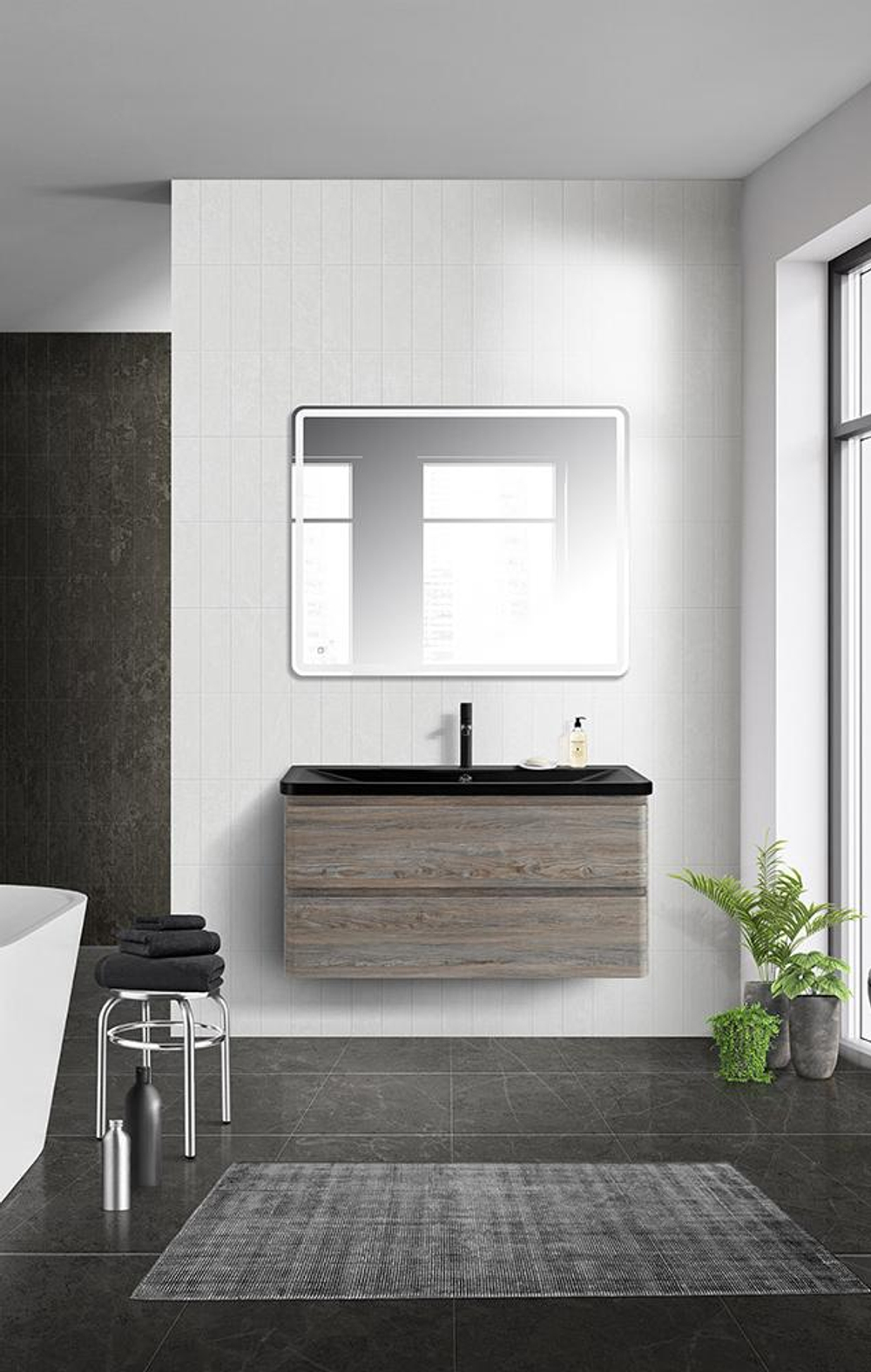 Тумба подвесная под раковину BelBagno ALBANO-1000-2C-SO-PS