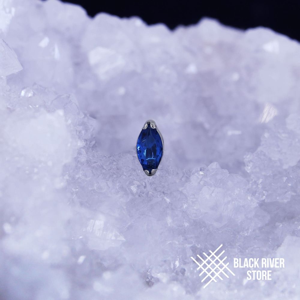 1K Marquise Blue Corundum