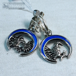 Серьги "Лунница" с птицами