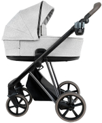 Коляска 2 в 1 Roan Sol Luxury Vintage 2.0 Pixel/Light/Nickel