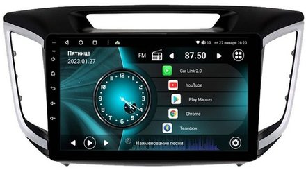 Магнитола для Hyundai Creta 1 2016-2021 (рамка 10) - Vaycar VA23-0407 на Android 13, 8-ядер, 2Гб-32Гб, 4G SIM-слот