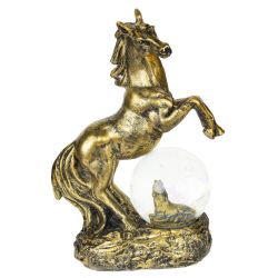 GAEM Фигурка декор в стекл шаре "Лошадь", L10 W5 H14 см, 2в.