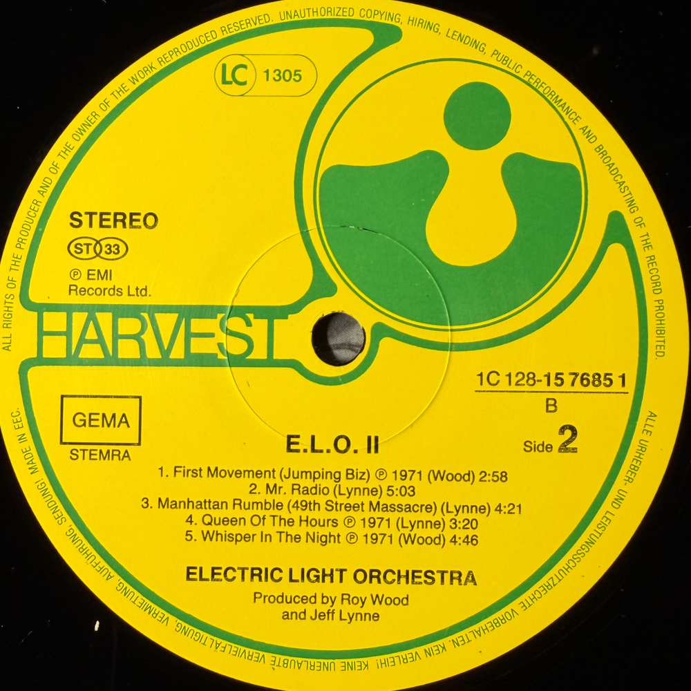 The Electric Light Orchestra ‎– Milestones - E.L.O 1 / E.L.O. 2 2LP (Европа) Т