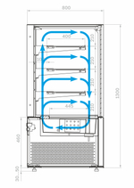 Кондитерская витрина Carboma COSMO KC78-130 VV 1,2-2