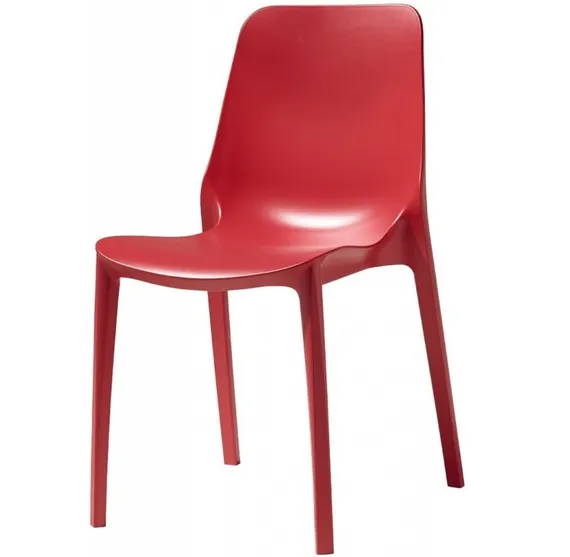 Стул пластиковый Ginevra, красный