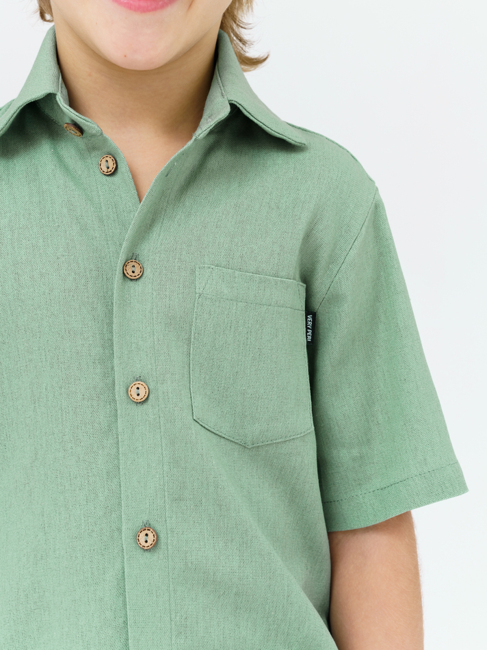 Костюм льняной с шортами