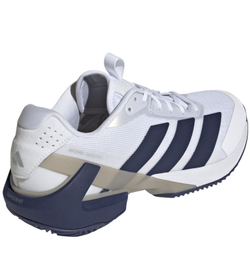 Мужские кроссовки теннисные Adidas Adizero Ubersonic 5 M Clay - cloud white/dark blue
