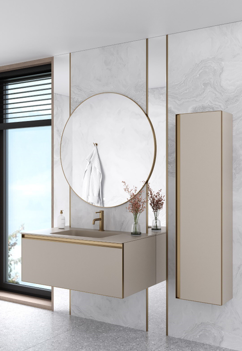 Armadi Art Комплект QUATRO 100 тумба+раковина моноблок DAFNE