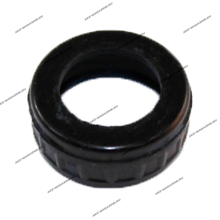 Резинка (аммортизатор) заднего подшипника якоря УШМ перф. Китай (19х22х10,5) черн. с синим пластико