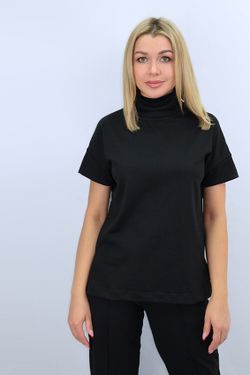 С-1715 Костюм из футера женский / футболка и брюки с отстрочкой