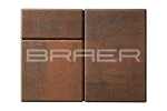 Тротуарная плитка Braer Старый город Ландхаус, Color Mix Закат, 60 мм
