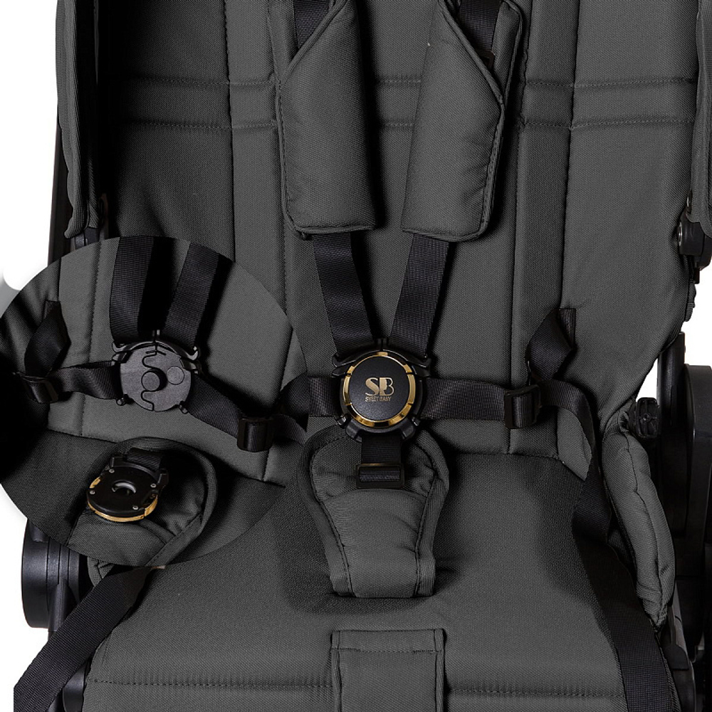 Детская коляска Sweet Baby Stella Plus Therma 2 в 1 427415 Dark Grey