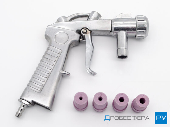 Пистолет пескоструйный с форсунками AE&T T063M