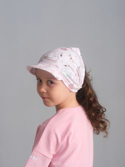 Косынка трикотажная ГАВАЙИ (Розовые Лебеди)